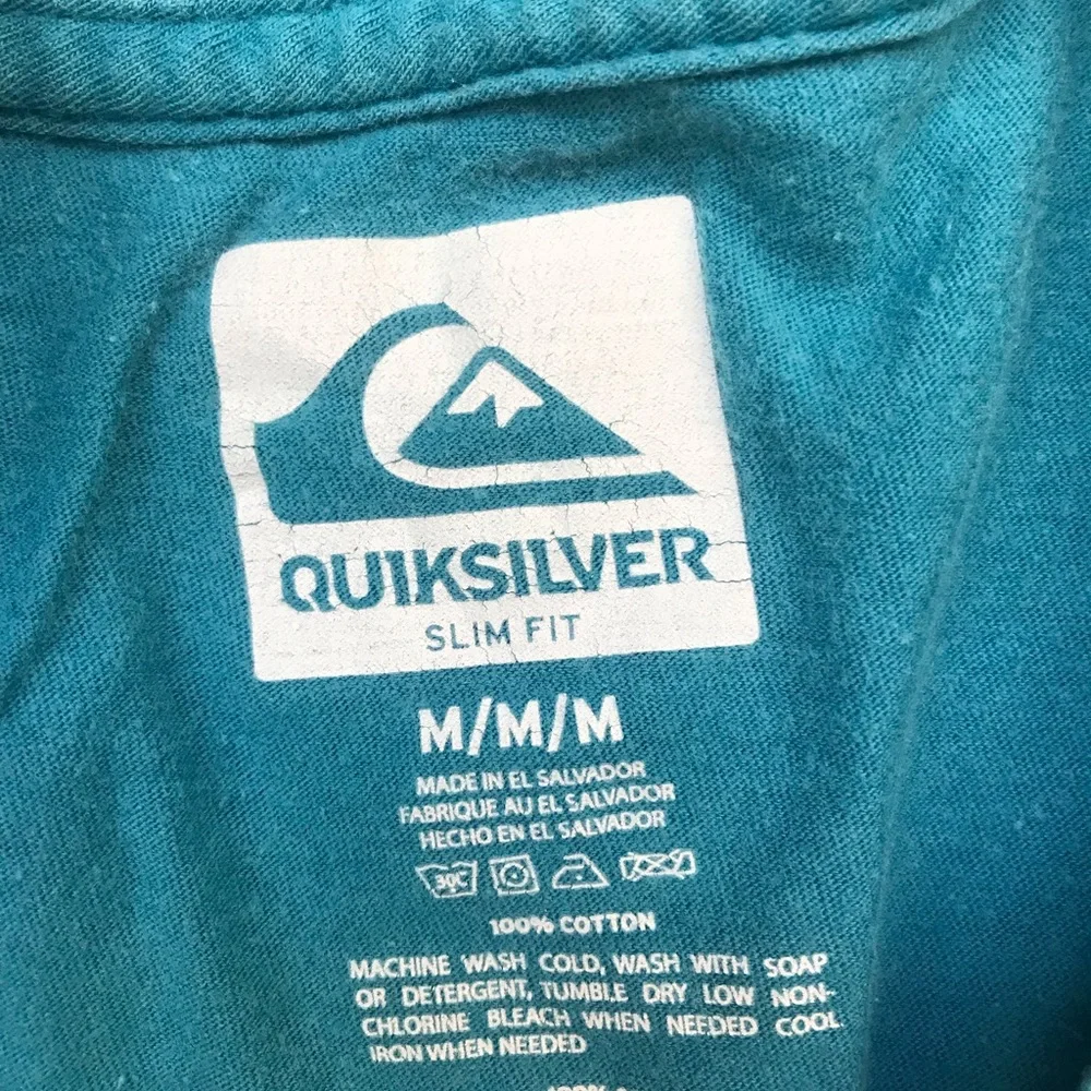 Men’s Blue Quicksilver T Shirt - Medium - Picture 3 of 3